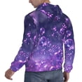 thumbnail image 6 of Haiem Purple Bubble Abstract Art Patterned Men's Hoodie with Kangaroo Pocket - Ideal Pullover Sweatshirt for Daily Wear, Travel, and Home-X-Large, 6 of 7