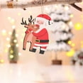 thumbnail image 2 of Nmdmisc Mini Santa Claus Ornaments,Christmas Tree Pendant Wooden Smiling Hanging Pendant with Rope Handmade Cute Xmas Decoration for Party,Gift,Holiday Keepsake,Stocking Stuffer (Santa Claus), 2 of 6