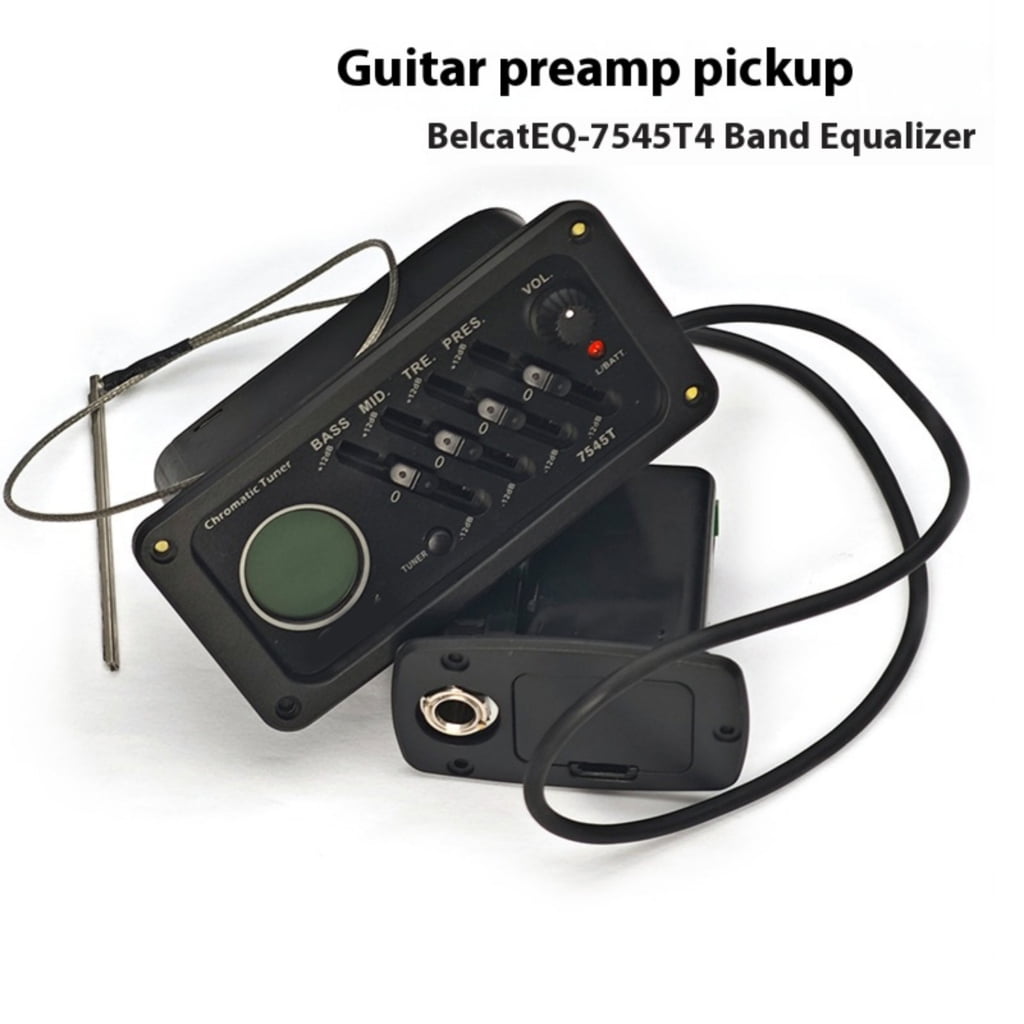 Multifuntional Electric Guitar Neck Humbucker Guitar Sound Hole Pickup Guitar Accessories Instrument Part Metal Texture
