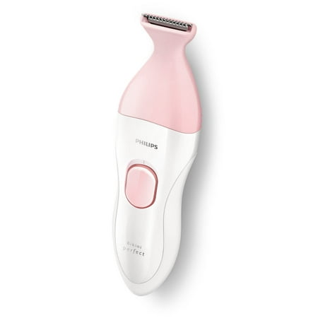 Philips BikiniPerfect Advanced HP6376 Women's Trimmer Kit for Bikini Line, Rechargeable wet & dry use, 3 (Best Way To Use Electric Shaver)