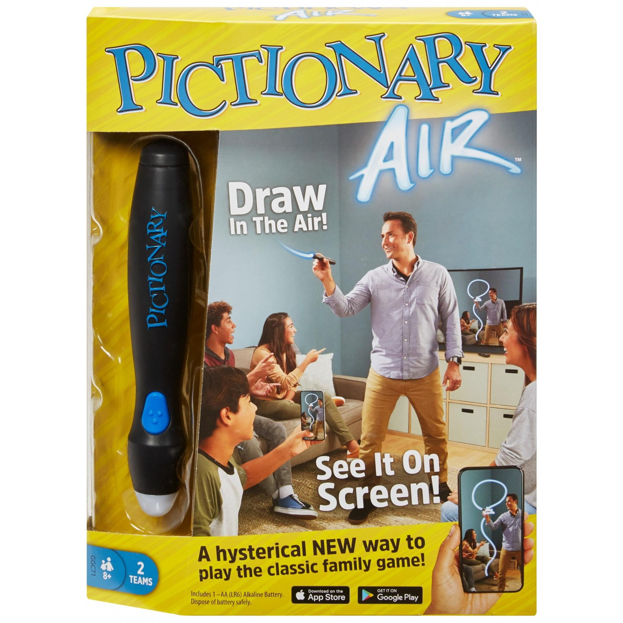 Pictionary Air Family Drawing Game Links To Smart Devices Ages 8y Walmart Com Walmart Com