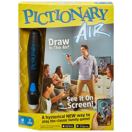 Pictionary Air Family Drawing Game, Links to Smart Devices, Ages 8Y+