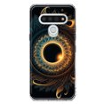 thumbnail image 1 of MUNDAZE LG Stylo 6 Shockproof Clear Hybrid Protective Phone Case Mandala Geometry Abstract Eclipse Pattern Cover, 1 of 6