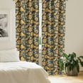 thumbnail image 2 of Ambesonne East Curtains, Medieval Exotic Garden, Pair of 28"x95", Multicolor, 2 of 5