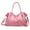Pink, variant on BingTong Genuine Leather Purses and Handbags for Women Tote Shoulder Bag Satchel Purse Top Handle Bags Crossbody Purse Large Tote Crossbody Bag 1pcs Orange