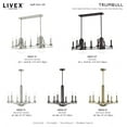thumbnail image 4 of Livex Lighting Trumbull 6 Light Chandelier in Brushed Nickel, 4 of 10