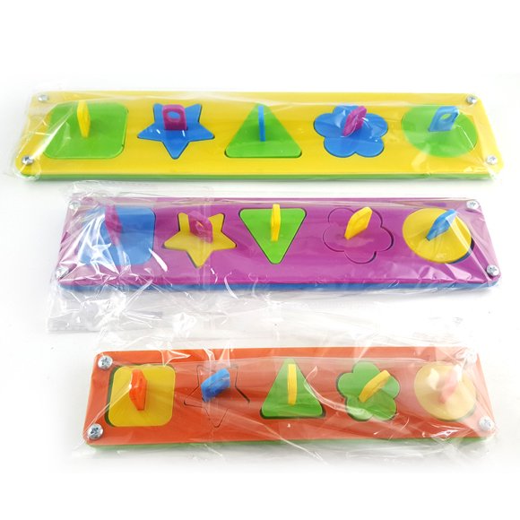 Thinsony Parrot Puzzle Toy Training Toy Image Recognition Color Shape Building Blocks