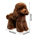 thumbnail image 4 of Simulation Poodle Stuffed Doll, Large Soft Long - Legged Poodle Dog Doll Toy, Comfotrable Cute Puppy Stuffed Plush Doll Decoration Gifts for Home Office Party, 20cm, 4 of 5