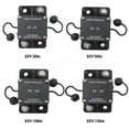 thumbnail image 4 of Disjoncteur à Réinitialisation Automatique Étanche 100A 32V IP67 - Protection Haute Performance contre les Surintensités pour Systèmes Audio de Voiture, Environnements Marins, Véhicules Tout-Terrain - Protection contre les Électronique Sensibles, 4 of 6