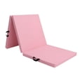 thumbnail image 1 of Esterilla fitness, almohadilla equilibrio para gimnasia con asas transporte, para ejercicios core, antideslizante, gruesa, portátil, para rosa claro, 1 of 8