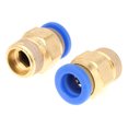 thumbnail image 3 of Fosa 10pcs Pneumatic Quick Connector Air Fittings Adapter 8mm Diameter Thread 1/4BSP Set,Quick Connector,Pneumatic Quick Fittings, 3 of 9