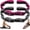 Pink+Gray, variant on Fitness Resistance Bands, 8-Section Adjustable Exercise Bands, Number Stretch Resistance Band with Clear Markings for Full Body Shaping