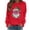 Red, variant on jehdhy Christmas Sweatshirts for Women Fashion Loose Casual Crewneck Long Sleeve Cute Pullover Fall Winter Graphic Tops