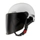 thumbnail image 3 of Casco de motocicleta abierto de medio casco, transpirable, de regalo, con media superficie cómoda. Blanco, 3 of 9