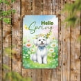 thumbnail image 2 of Bichon Frise Hello Spring Time Flower Floral Nature Vertical Metal Aluminum Sign Bichons Dog Lovers Gifts Idea Wall Art Home Decor - 02031, 2 of 5