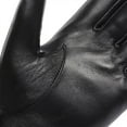 thumbnail image 3 of Men's Winter Leather Gloves European And American Driving Windproof Warm Goatskin Touch Screen Fashion XL, 3 of 6