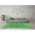 thumbnail image 3 of Ahgly Company Indoor Rectangle Abstract Emerald Green Contemporary Area Rugs, 8' x 12', 3 of 4