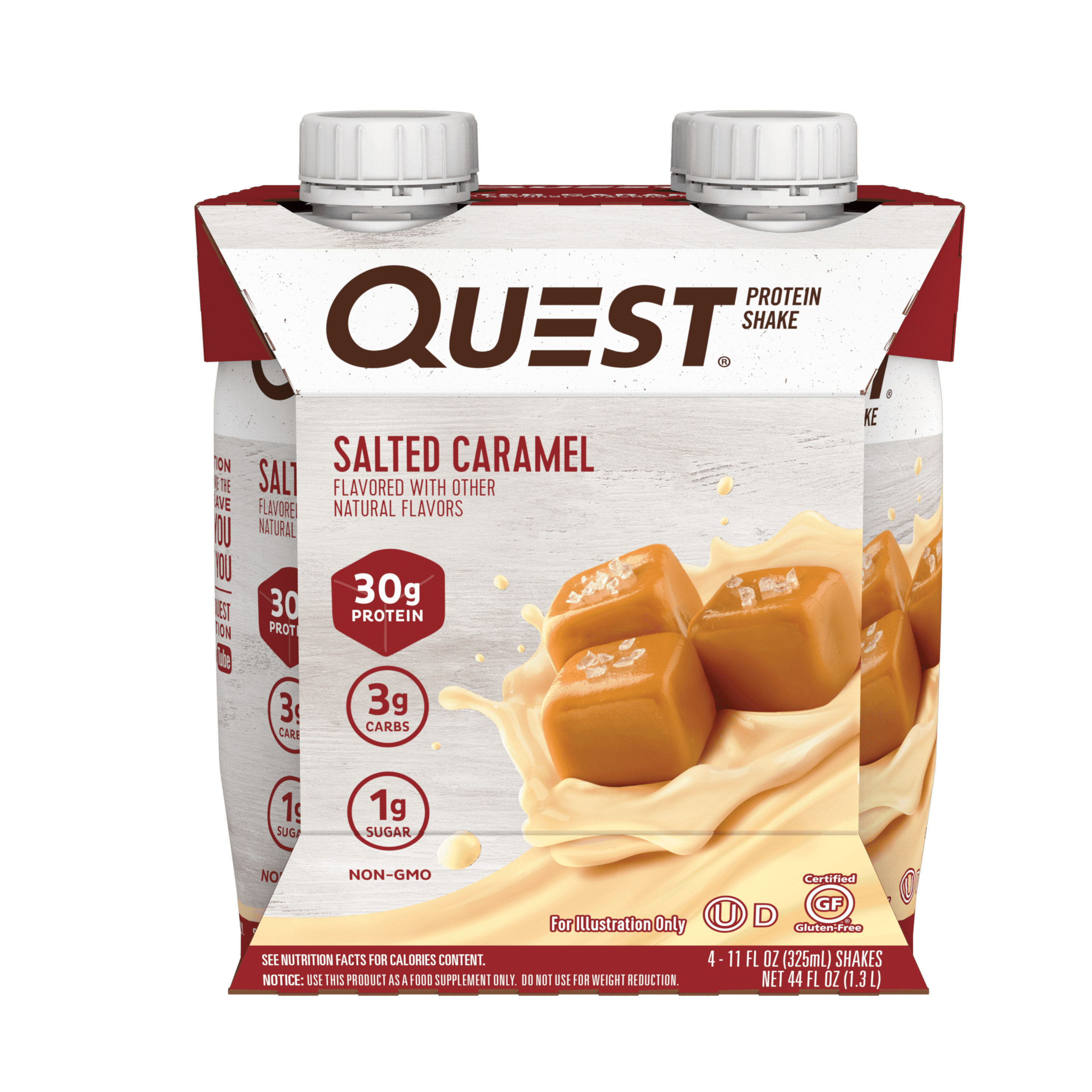 Quest Nutrition Ready to Drink Salted Caramel Protein Shake, High