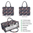 thumbnail image 2 of Large Capacity Tote Bag,Pioneer Flower Floral Print Pattern Handbag Fashion Luxury Tote Bag,15.7"x13"x 5.1" Inches,Laptop Compatible, 2 of 6