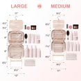 thumbnail image 2 of Neceser de viaje Everfun para mujer, colgante, con compartimentos, 2 of 6