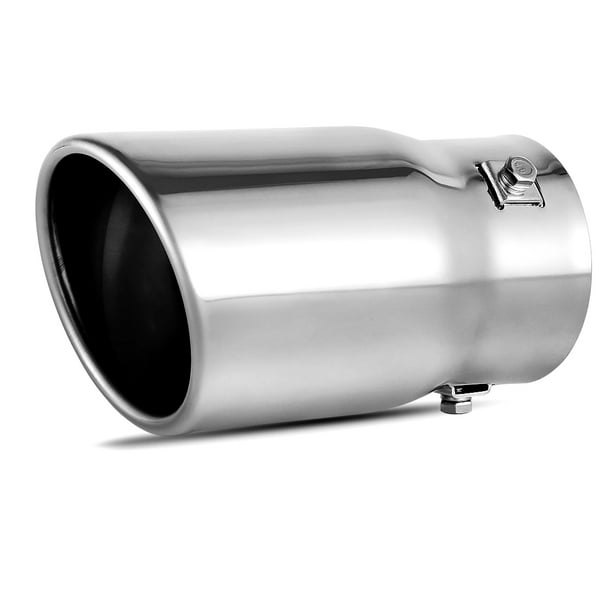 Exhaust Tip 2-3 Inch Inlet x 3.5 Inch Outlet x 6 Inch Long Chrome