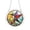 D, variant on Hummingbird Suncatcher Round Acrylic Puzzles Window Hanging,Stained Glass Style Wind Chime Pendant for Living Room Garden Patio Indoor Window Art 7.87 in