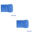 thumbnail image 2 of Langgg Color Hemp Rope Roll Making Tool 100 Cotton rope colorful twine macrame cord string thread Handmade String accessory DIY cord Royal blue 5mm x 10m 2Set, 2 of 6