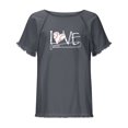 thumbnail image 3 of Camiseta de manga corta estampada casual para mujer OAVQHLG3B Store  lin121212, 3 of 4