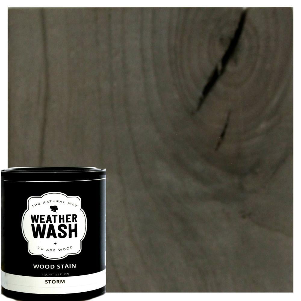 1 Qt. Storm Interior/Exterior Weatherwash Aging Stain