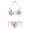 Cherry Blossom and Butterfly Pattern, variant on Flame Print Two Piece Bikini Set Sexy Backless Swimwear Quick Dry Adjustable Halter Drawstring Vacation Outfit