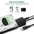 thumbnail image 4 of SATA vers USB 3.0 2.5 3.5 HDD SSD Convertisseur de Disque Dur Câble PC Adaptateur, 4 of 11
