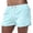 Blue, variant on MuXiKeJi Clothes Men's Swim Trunks Elastic Waist Drawstring Quick-Dry Beach Shorts 5 Inch Inseam Side Pockets Bathing Suit Boardshorts