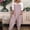 Pink, variant on Bmawag Jumpsuits for Women Summer Casual Loose Plus Size Overalls Dungarees Romper Baggy Playsuit Cotton And Linen Pants with Pocket S-5XL