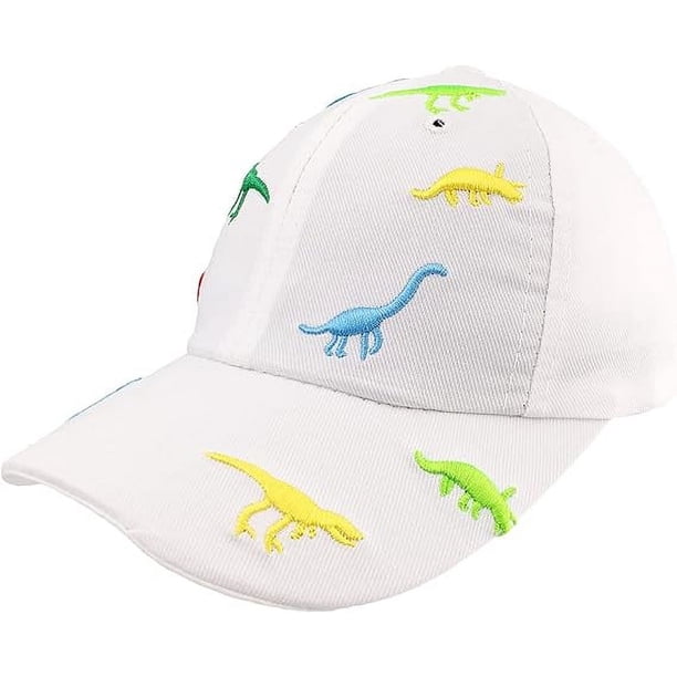 Gorra de béisbol para niños pequeños, de verano, con protección solar, diseño de dinosaurio, para niños de 1 a 3 años