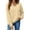 19# Beige, variant on Women’s Long Sleeve V Neck Basic Sweaters Classic Pullover Tops Soft Loose Business Casual Work Fall Spring Clothing Pink M