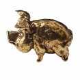 thumbnail image 3 of 1pc Zodiac Cerdo en forma de adorno Hogar Mini adorno Llavero creativo Dorado, 3 of 6