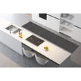 thumbnail image 2 of A&E Bath and Shower Bridgewater 168"x26" Fade Resistant Fabric Rug in Black, 2 of 8
