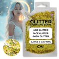 thumbnail image 2 of Gel con purpurina CAI BEAUTY NYC para rostro y cuerpo, Halloween, dorado, 90 ml, 2 of 9