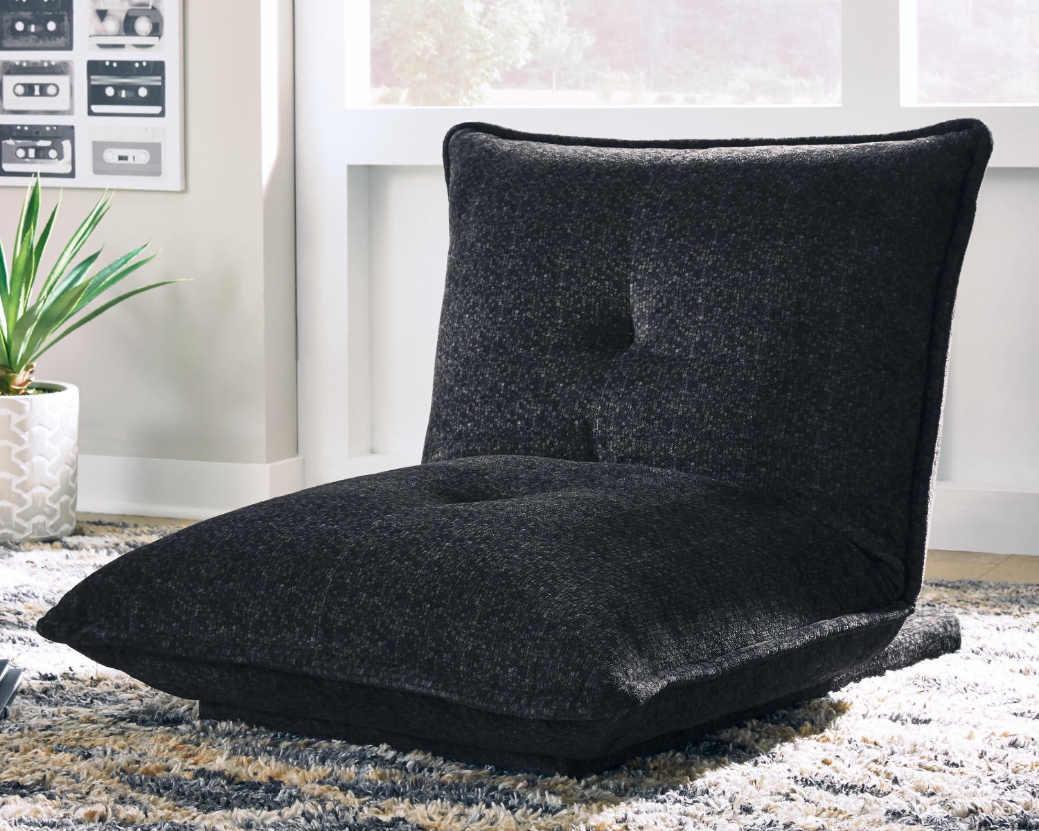 Signature Design by Ashley Baxford Accent Chair, Dark Gray