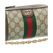 Gucci Ophidia Mini GG Supreme Canvas & Leather Crossbody, Beige