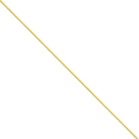 14K Yellow Gold 1.5mm Wide Franco Chain Necklace