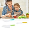 thumbnail image 4 of Kids Cooking Sets Real Kitchen Tools Children Cutter Chef Set Cookware Cake Salad Versatile Dishes Cutting Ergonomic Handles, 4 of 6