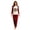 Red-01, variant on SAWOBUUN Christmas Pajamas for Family Xmas Pjs Long Sleeve Holiday Sleepwear Sets