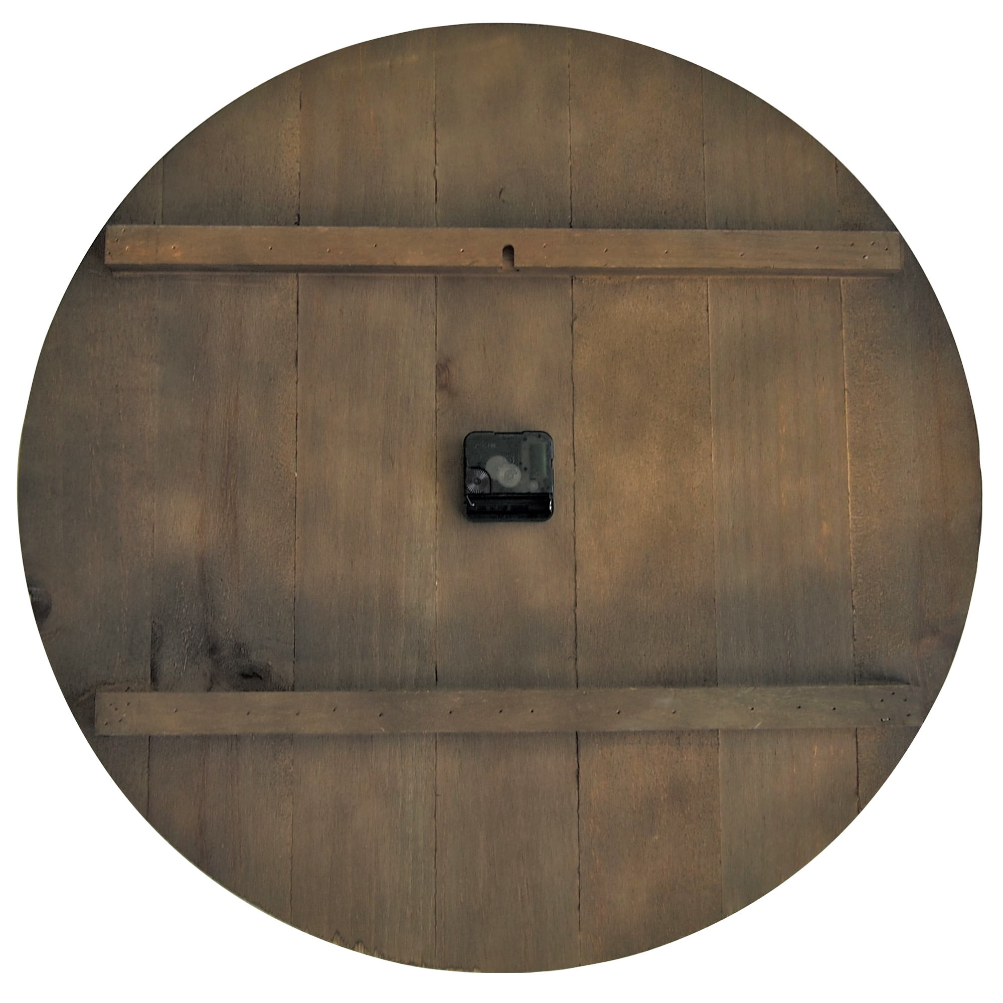 FirsTime & Co. Brown Rustic Barn Wood Wall Clock, Rustic, Analog, 24 x 2 x 24 in
