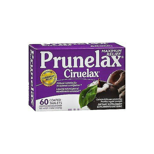 Prunelax Extra Strength Laxative Occasional Constipation, 60 ct, 3 Pack