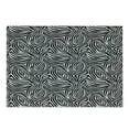 thumbnail image 1 of Stripes Cutting Board, Zebra Skin Pattern with Abstract Lines Monochrome Wild Animal Hide Design, Decorative Tempered Glass Cutting and Serving Board, Small Size, Black White, by Ambesonne, 1 of 1