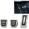 thumbnail image 2 of Queilt MT Pedal Caps for A3 8V S3 RS3 Footrest Accelerator Brake Clutch, 2 of 5