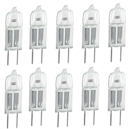 

Xunyuan 10Pcs G4 12V 20W Halogen Pin Base Light Bulbs for Chandeliers Pendant Lamps