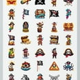 thumbnail image 4 of 35pcs-50pcs Whimsical Pirate Stickers Skull Cartoon Adventure Stickers for Luggage Laptop Suitcase, 4 of 9