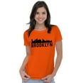 thumbnail image 3 of Brooklyn NYC Skyline New York City NY Womens Slim Fit Graphic Tee Brisco Brands L, 3 of 5